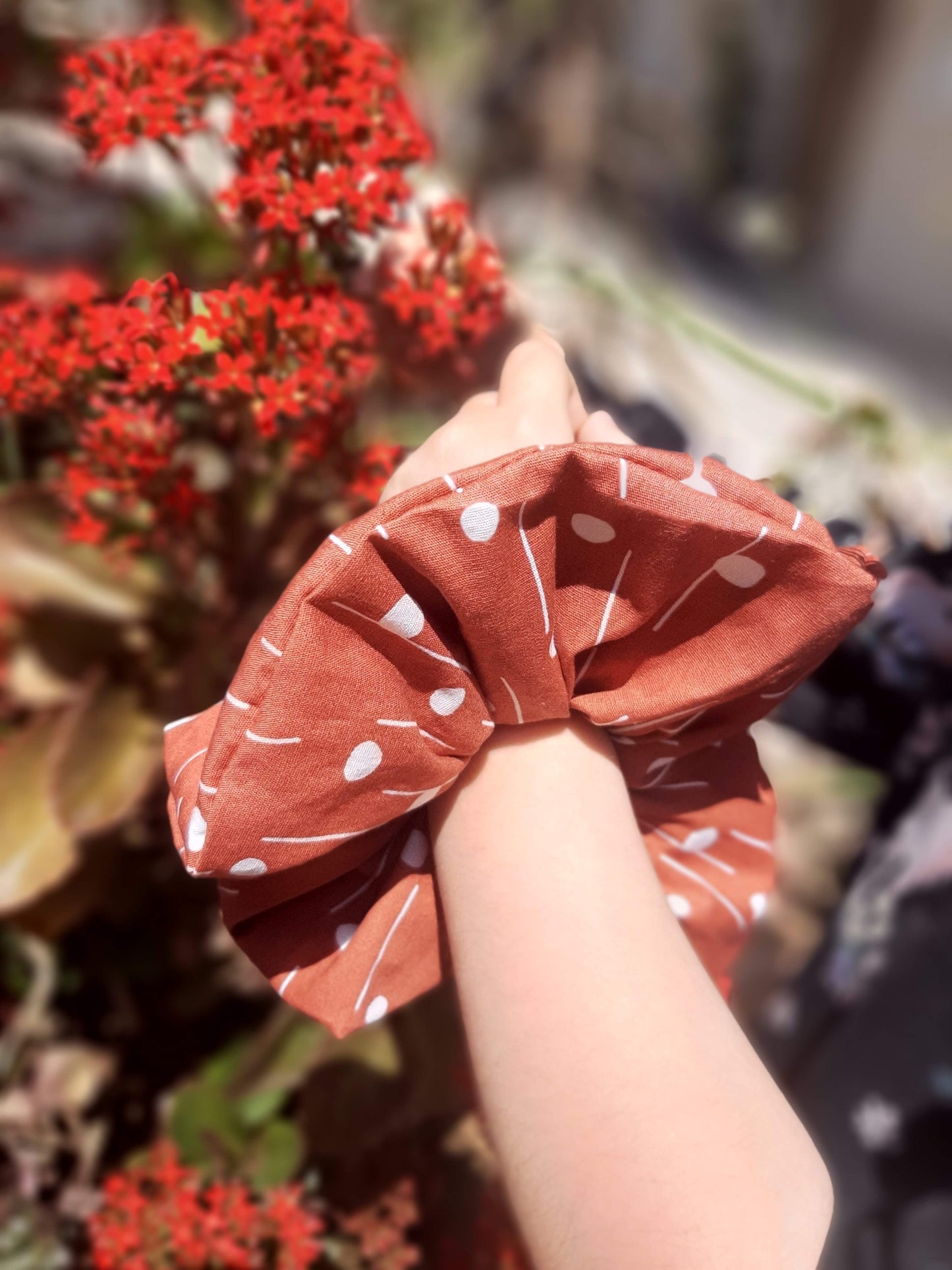 Cat's Paw & Dots Scrunchies (ΧL)