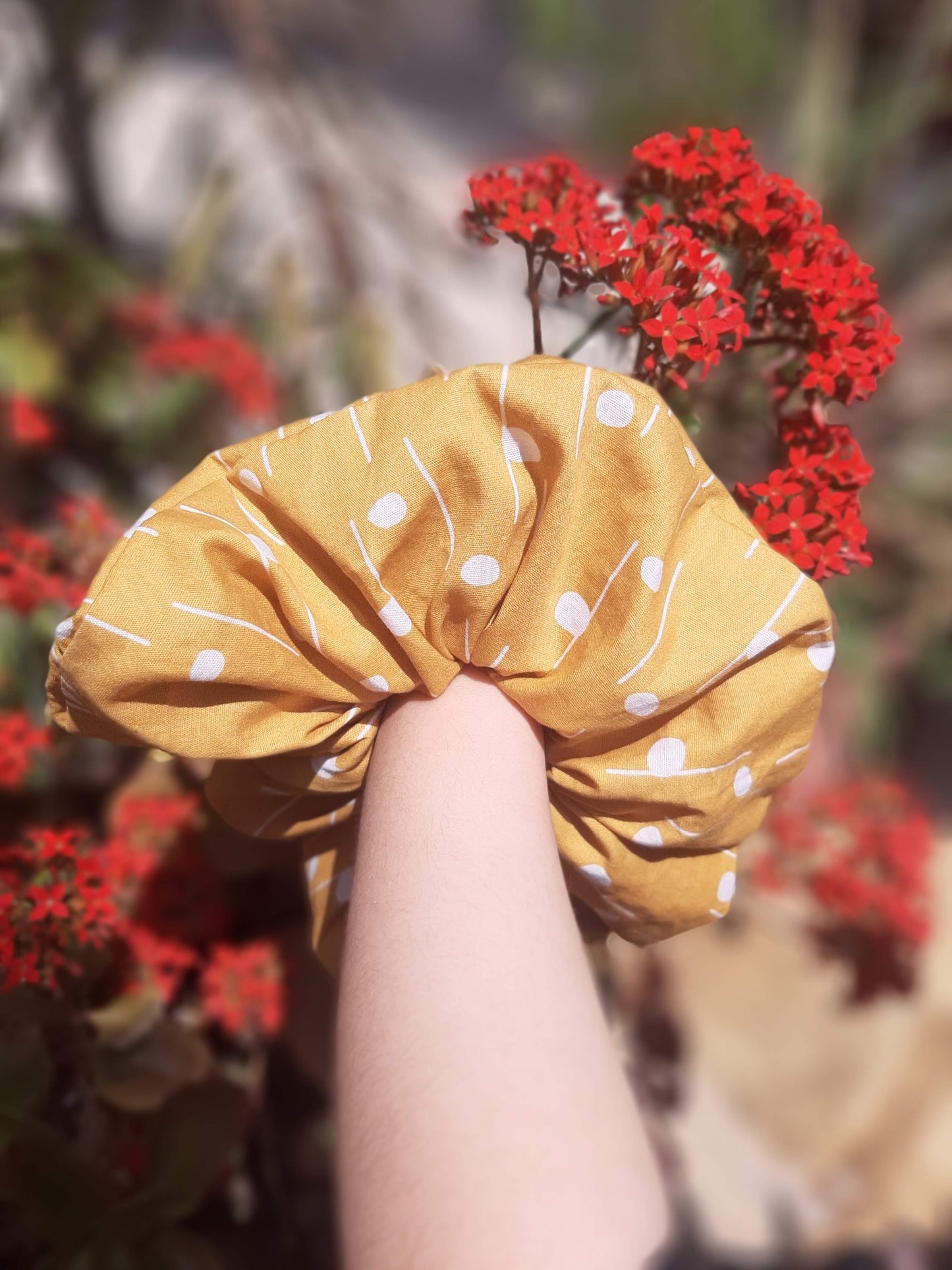 Cat's Paw & Dots Scrunchies (ΧL)