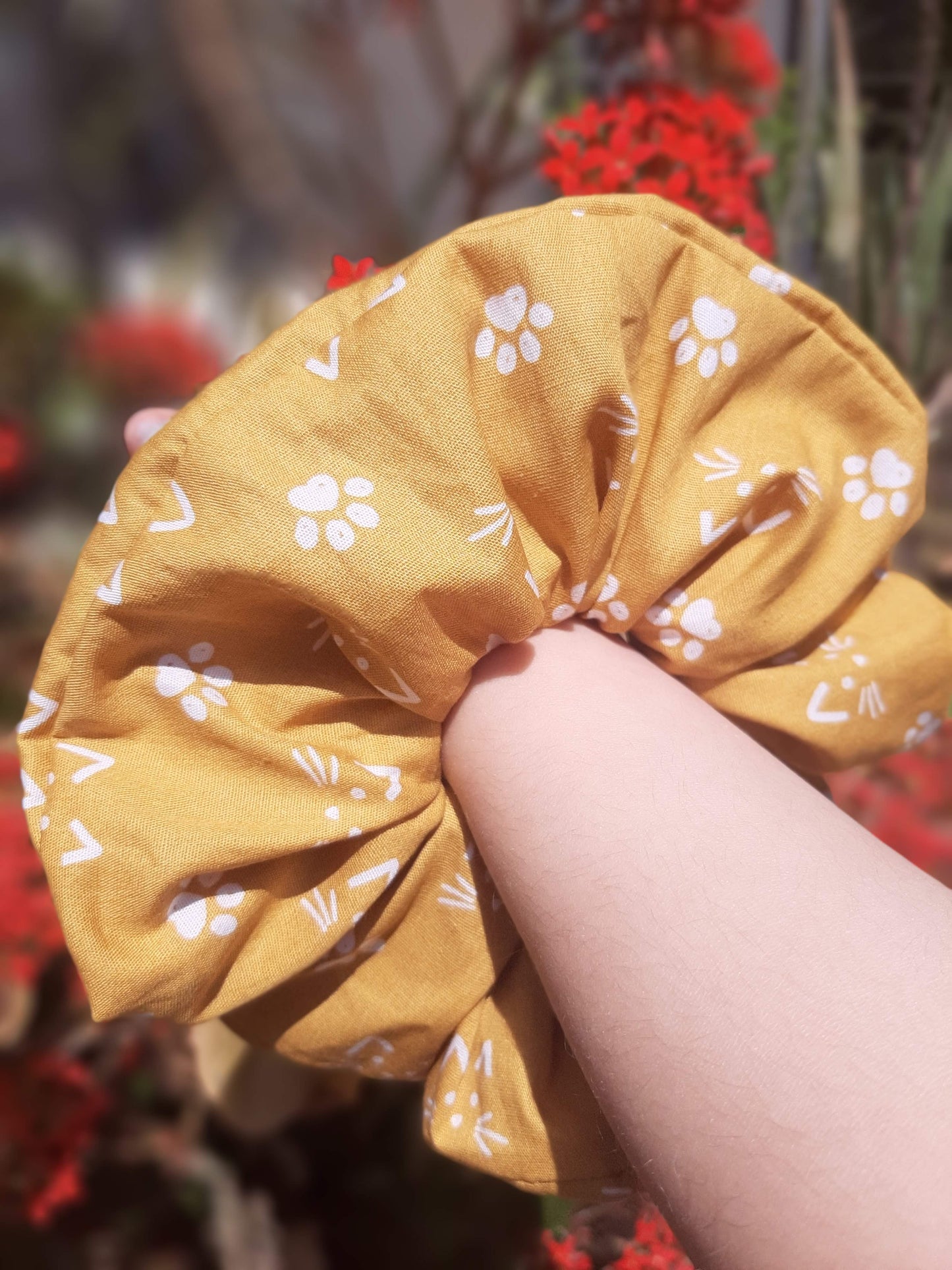 Cat's Paw & Dots Scrunchies (ΧL)