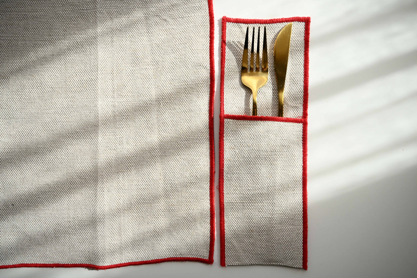 Λινό Χριστουγεννιάτικο Σουπλά