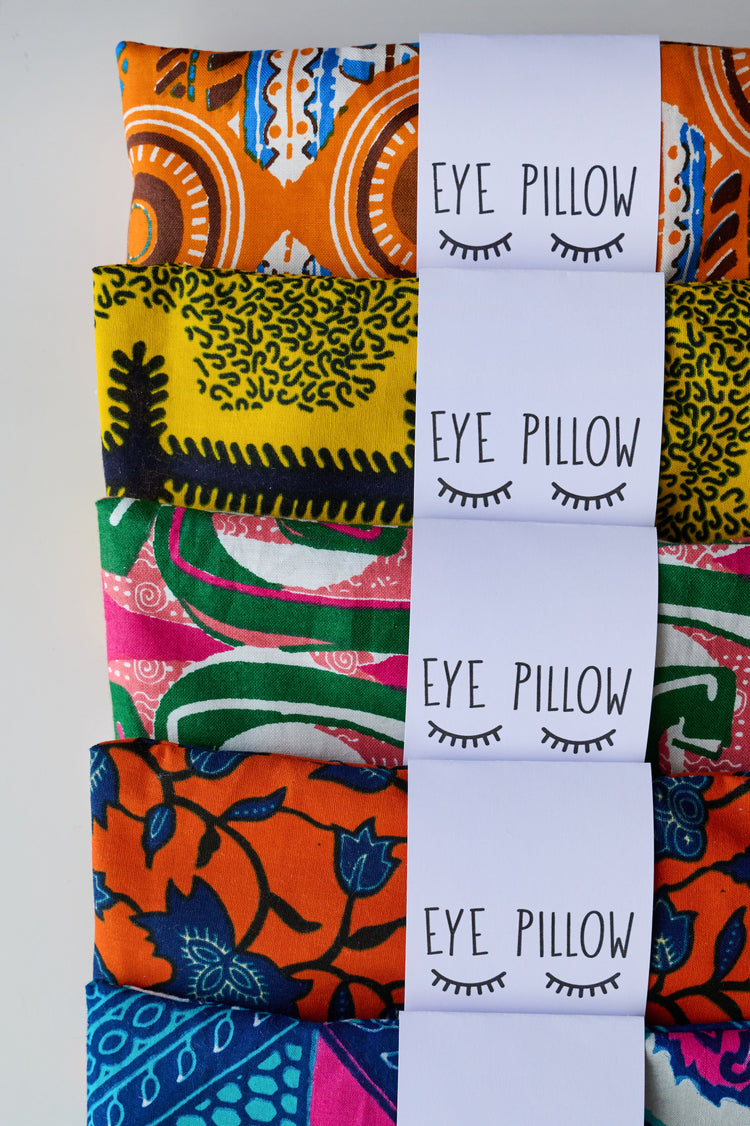 Μαξιλάρι Ματιών με Άνθη Ελληνικής Βιολογικής Λεβάντας & Λιναρόσπορο